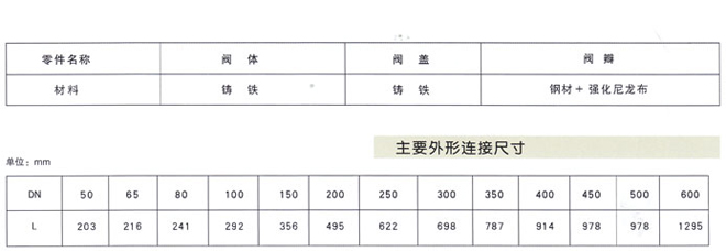 H44X(SFCV)橡胶瓣止回阀3
